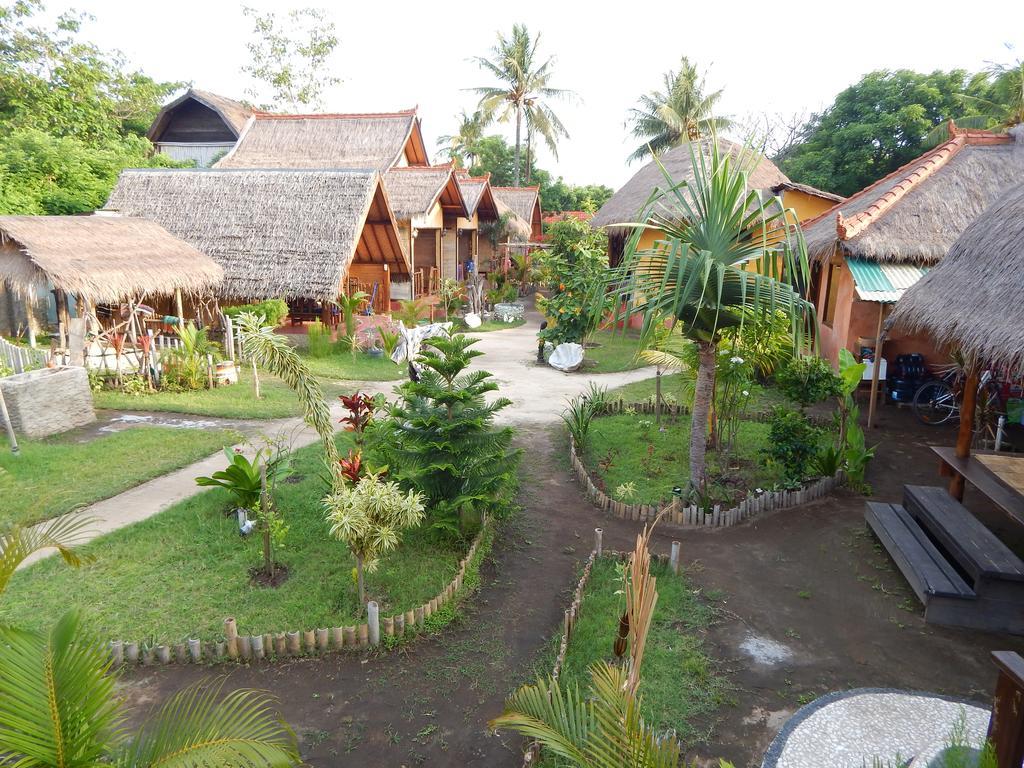 Kampung Meno Bungalows Gili Meno Eksteriør bilde